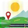 Route planning icon
